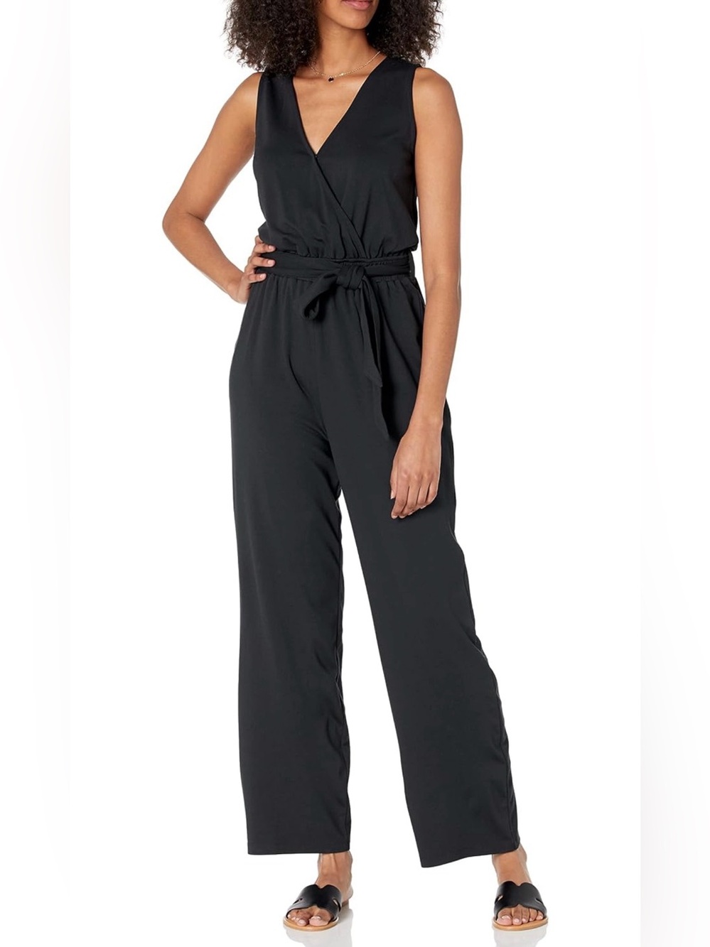 Amazon’s The Drop Women's @caralynmirand Sleeveless Wrap Jumpsuit NWT